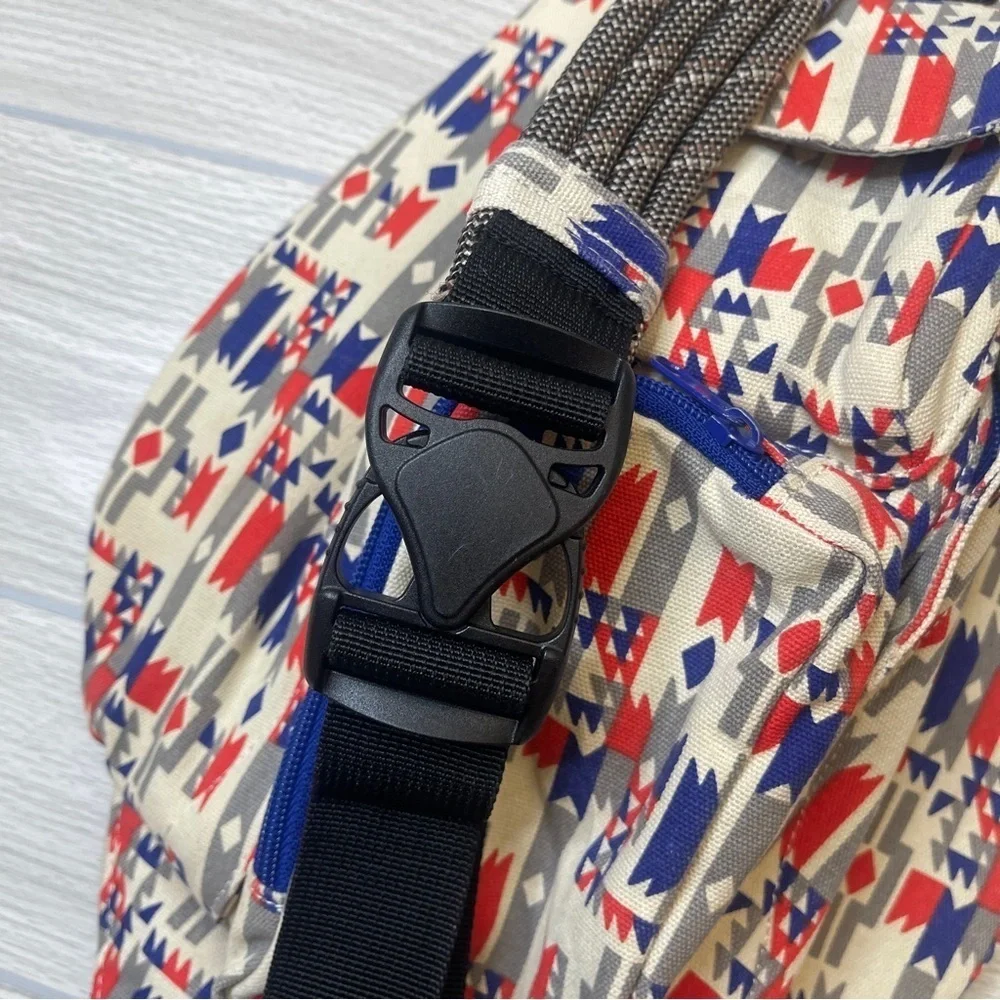 KAVU Mesa Tribal Aztec Rope Sling Backpack Crossbody Bag